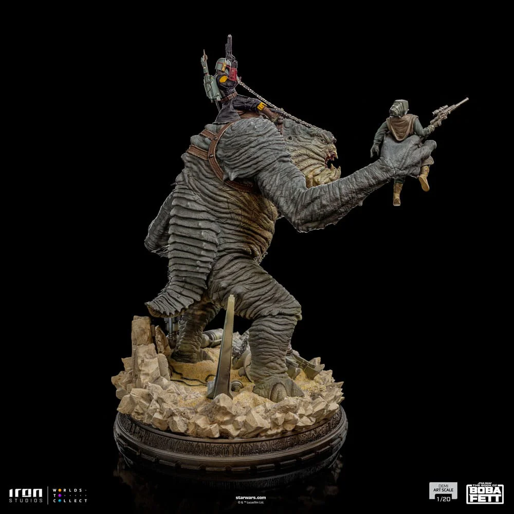 Boba Fett & Rancor Star Wars The Book of Boba Fett Demi Art 1/20 Figurka 38 cm - Image 3