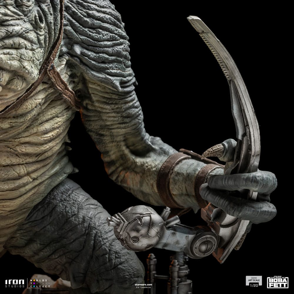 Boba Fett & Rancor Star Wars The Book of Boba Fett Demi Art 1/20 Figurka 38 cm - Image 6