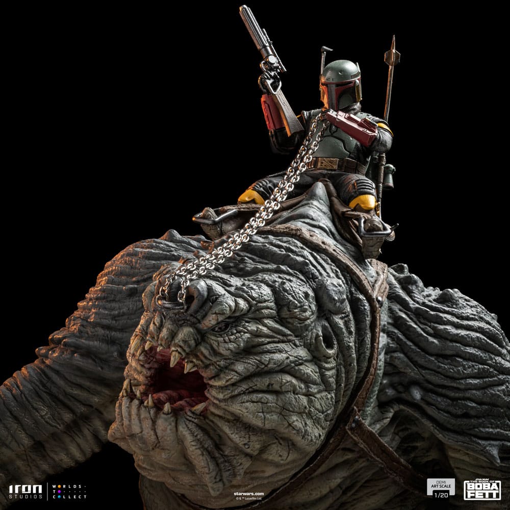Boba Fett & Rancor Star Wars The Book of Boba Fett Demi Art 1/20 Figurka 38 cm - Image 7