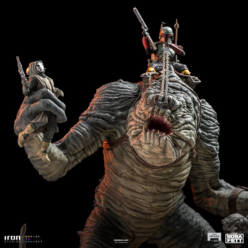 Boba Fett & Rancor Star Wars The Book of Boba Fett Demi Art 1/20 Figurka 38 cm - Image 8
