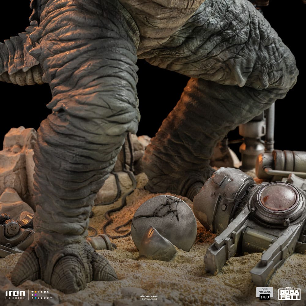 Boba Fett & Rancor Star Wars The Book of Boba Fett Demi Art 1/20 Figurka 38 cm - Image 9