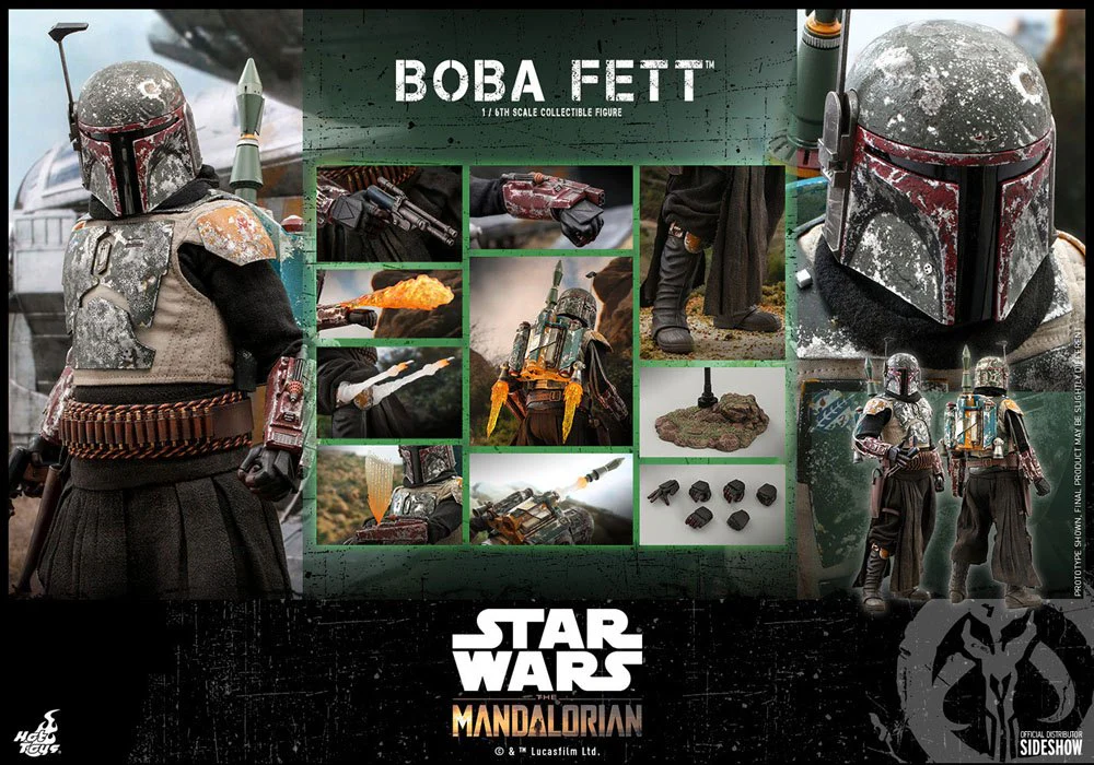 Boba Fett Star Wars Mandalorian 1/6 Figurka 30cm - Image 13