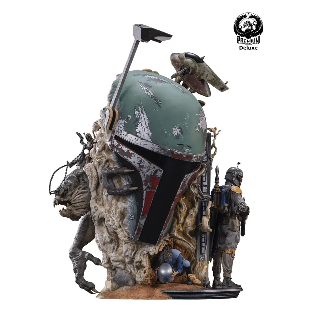 Boba Fett Star Wars The Empire Strikes Back Fine Art Bust Deluxe Edition Figurka 50 cm