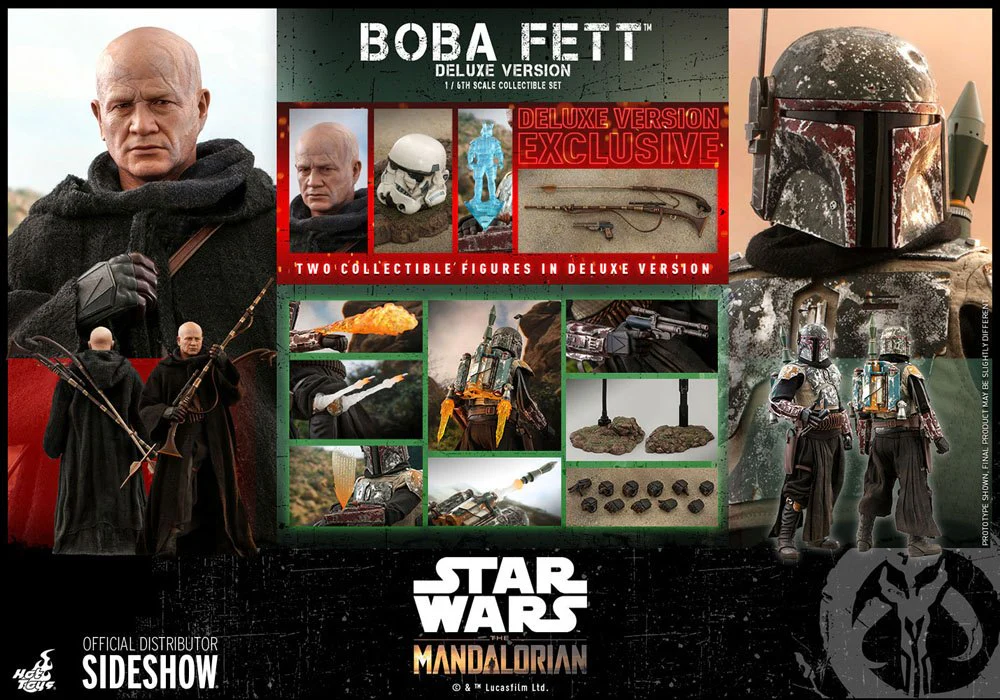Boba Fett Star Wars The Mandalorian 2-Pack 1/6  Deluxe Figurki 30 cm - Image 15