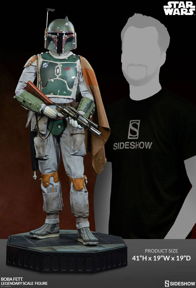 Boba FettStar Wars Legendary Scale 1/2 Figurka 104 cm - Image 3