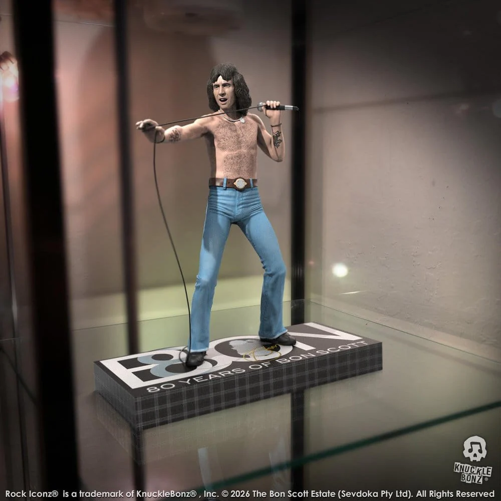Bon Scott III AC/DC Rock Iconz Figurka 22 cm - Image 5