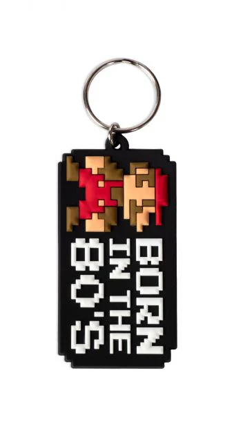"Born in The 80's" Retro Brelok Super Mario - Image 2