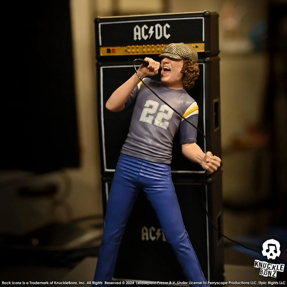 Brian Johnson AC/DC Rock Iconz Figurka 23 cm - Image 17