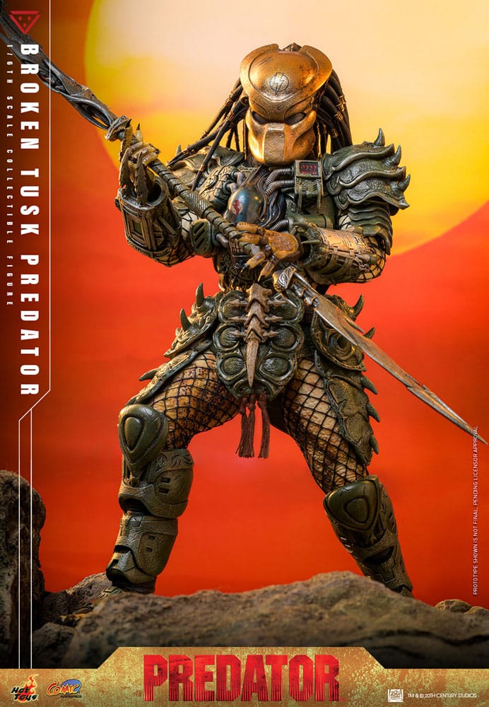 Broken Tusk Predator Alien vs. Predator Comic Masterpiece 1/6 Figurka 34 cm - Image 3