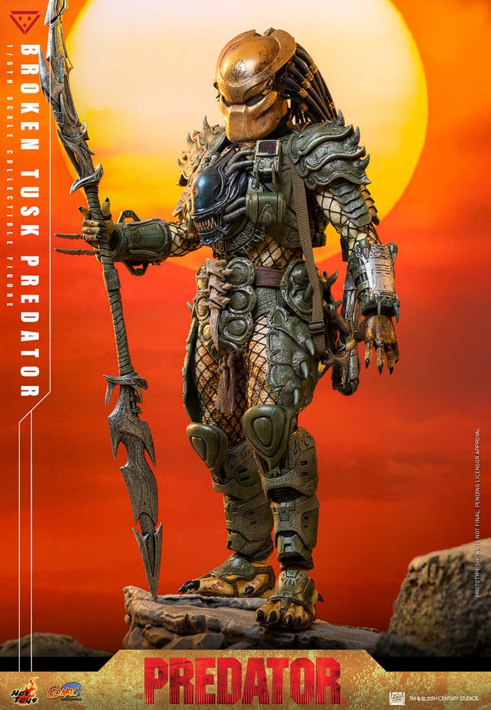 Broken Tusk Predator Alien vs. Predator Comic Masterpiece 1/6 Figurka 34 cm - Image 4