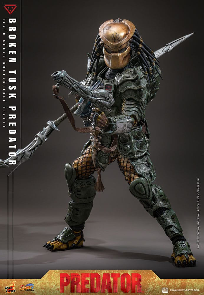 Broken Tusk Predator Alien vs. Predator Comic Masterpiece 1/6 Figurka 34 cm - Image 6
