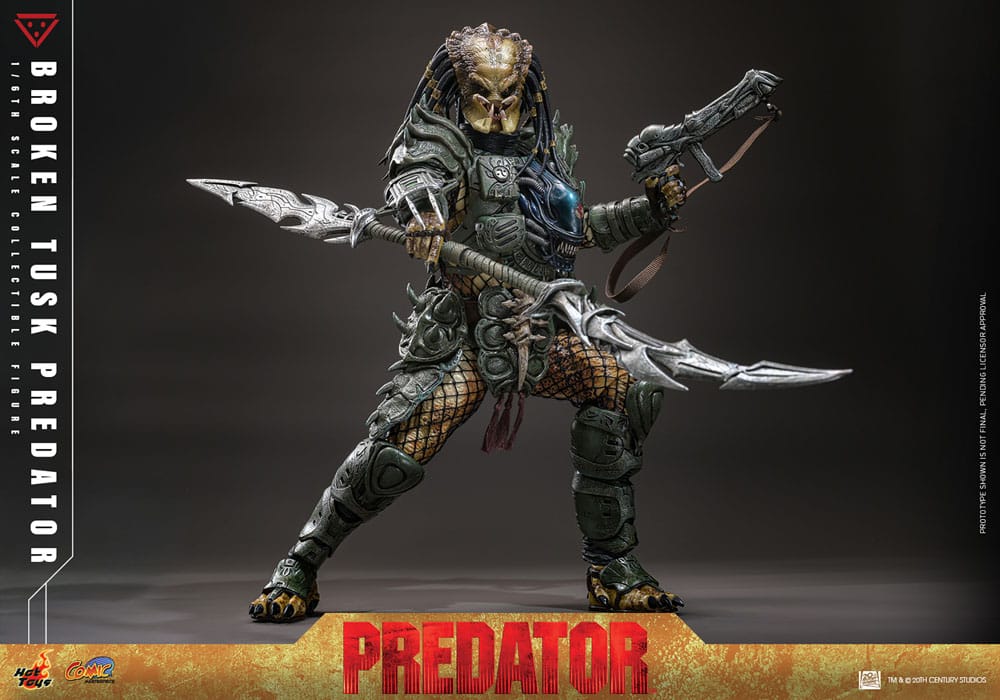 Broken Tusk Predator Alien vs. Predator Comic Masterpiece 1/6 Figurka 34 cm - Image 9