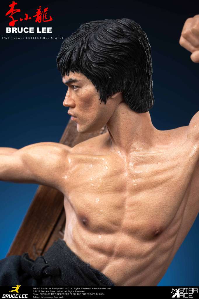 Bruce Lee Flying Kick Figurka 32 cm - Image 3