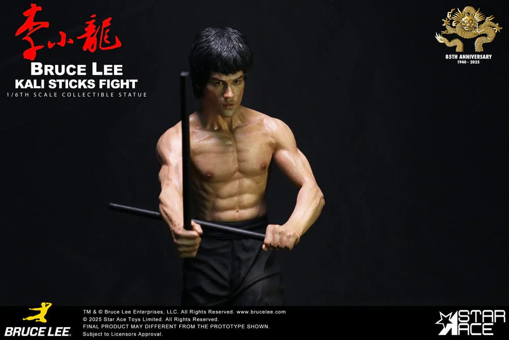 Bruce Lee Kali Sticks Fight Deluxe Basement Version Enter the Dragon Movie 1/6 Figurka 30 cm - Image 2