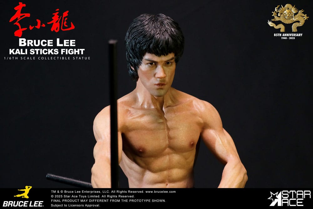 Bruce Lee Kali Sticks Fight Deluxe Basement Version Enter the Dragon Movie 1/6 Figurka 30 cm - Image 5