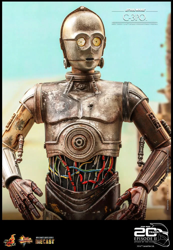 C-3PO Star Wars: Episode II 1/6 Figurka 29 cm - Image 10