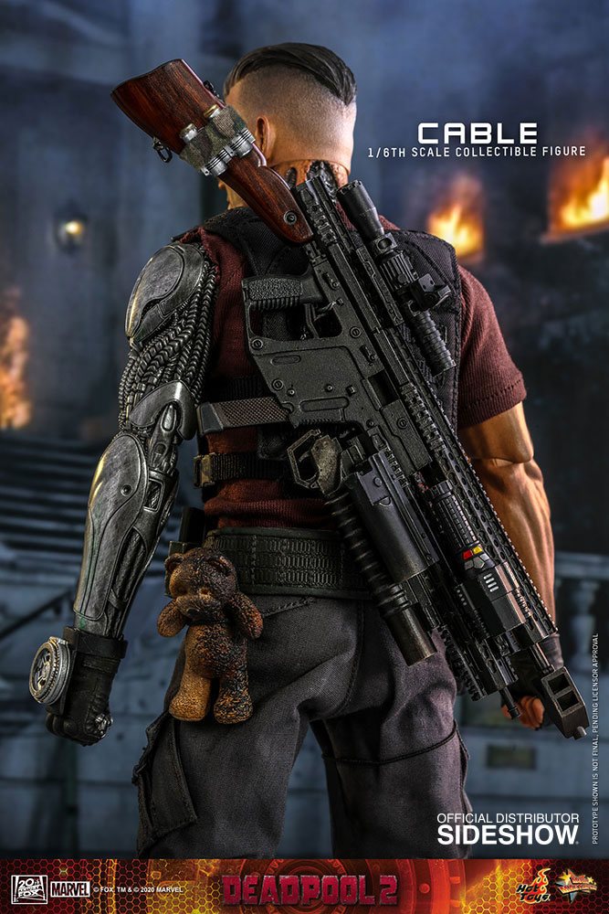 Cable Marvel Deadpool 2 1/6 Figurka 30cm - Image 5