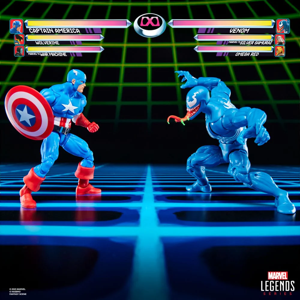 Captain America vs. Venom Marvel Legends Gamerverse 2-Pack Figurki 15 cm