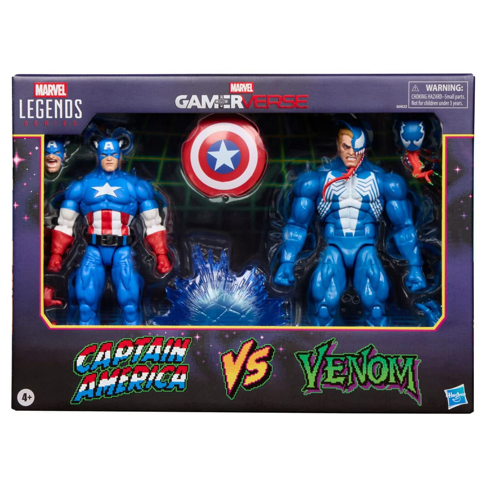 Captain America vs. Venom Marvel Legends Gamerverse 2-Pack Figurki 15 cm - Image 12
