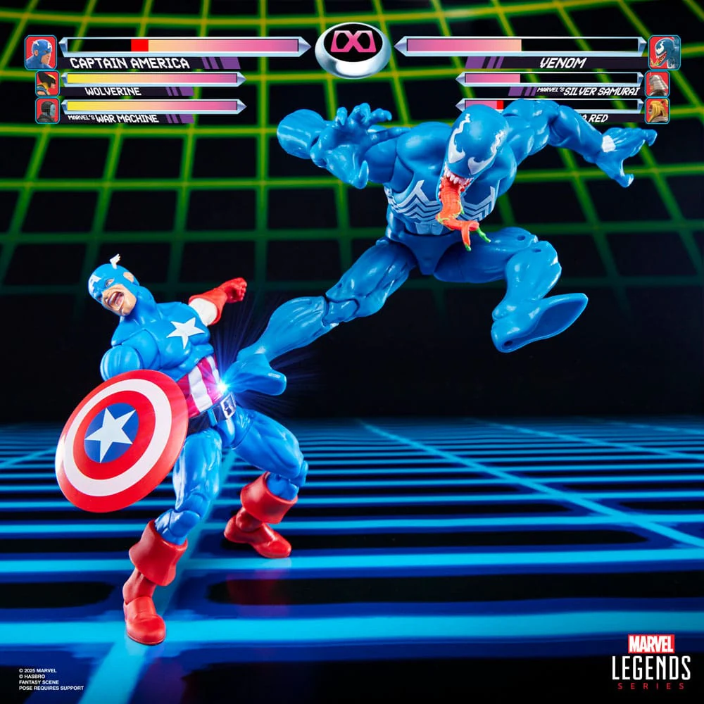 Captain America vs. Venom Marvel Legends Gamerverse 2-Pack Figurki 15 cm - Image 4