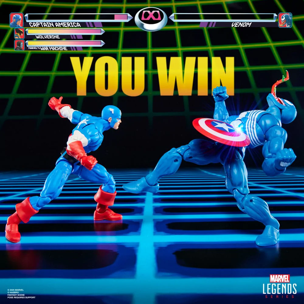 Captain America vs. Venom Marvel Legends Gamerverse 2-Pack Figurki 15 cm - Image 6