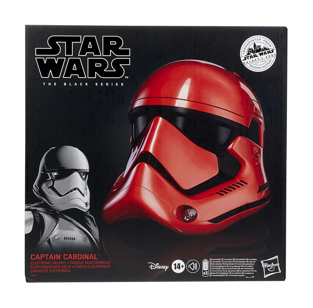 Captain Cardinal Star Wars Galaxy's Edge Black Series Electronic Helmet Replika - Image 2