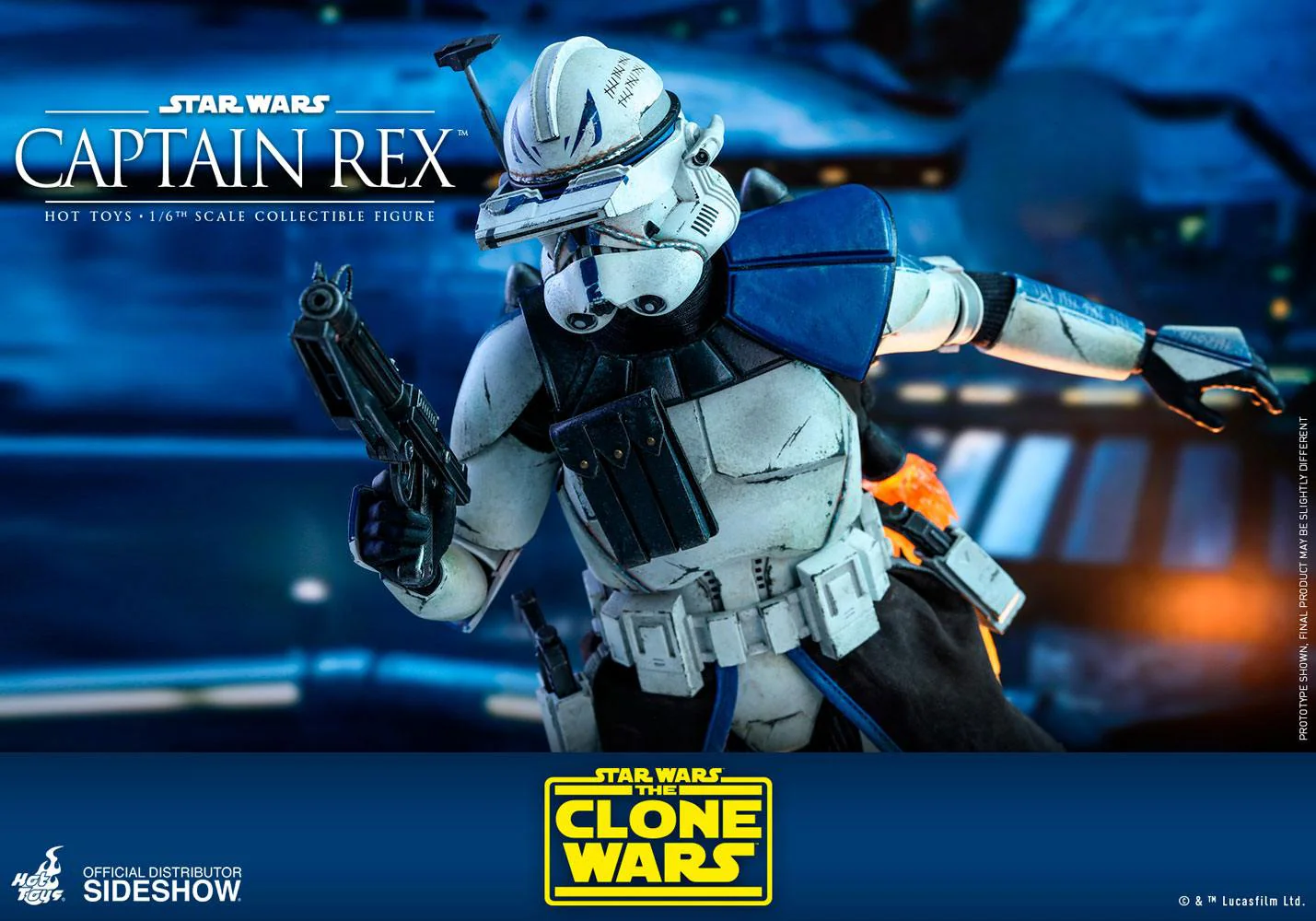Captain Rex Star Wars The Clone Wars 1/6 Figurka 30 cm - Image 7