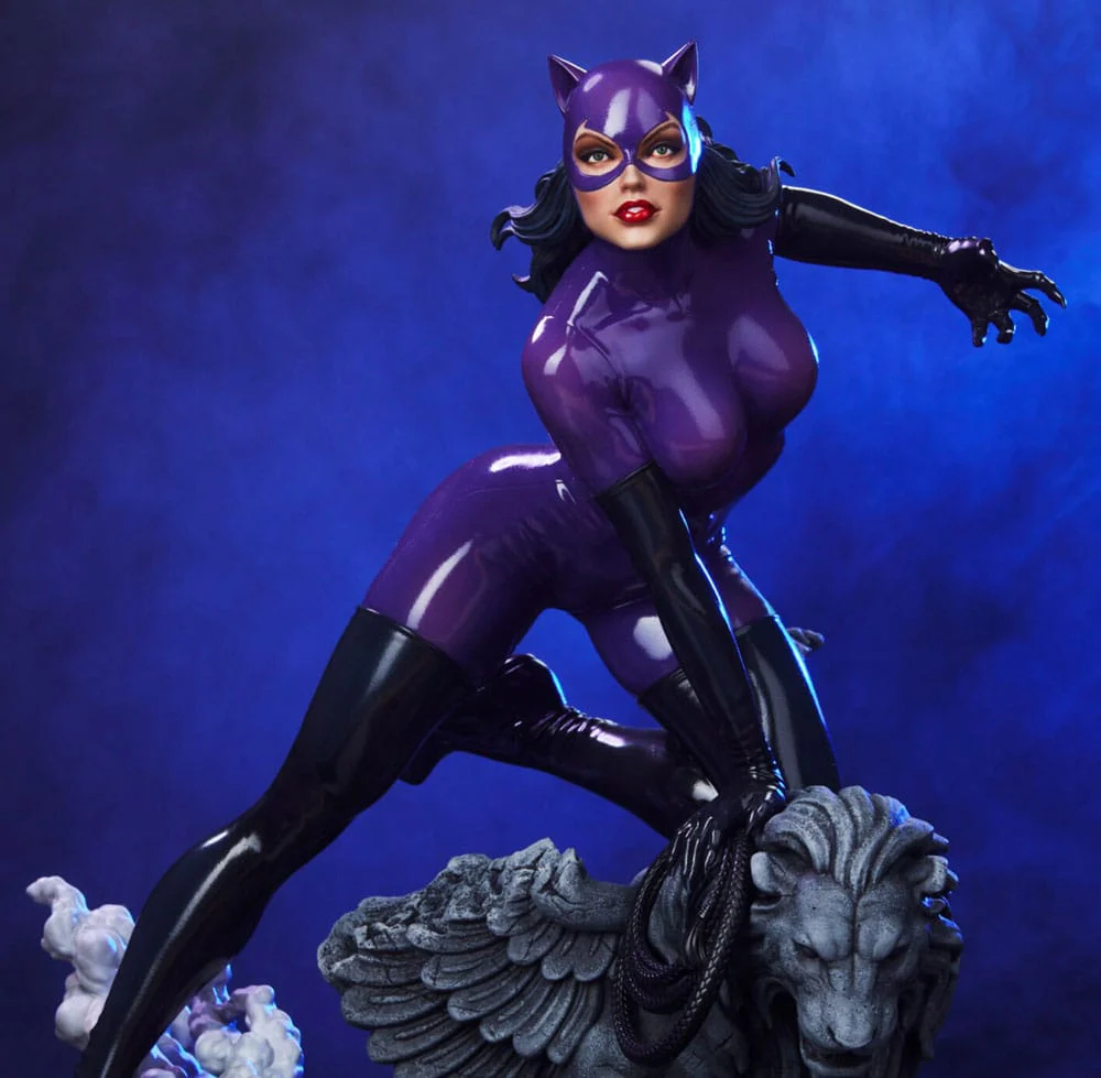 Catwoman Purple Edition DC Comics Maquette 1/6 Figurka 35 cm - Image 3