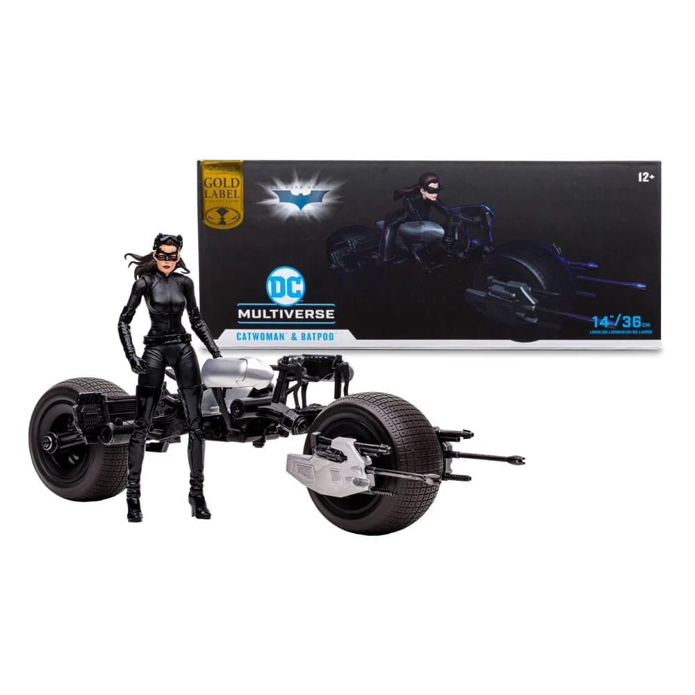 Catwoman with Batpod The Dark Knight Rises DC Multiverse Figurka 18 cm - Image 4