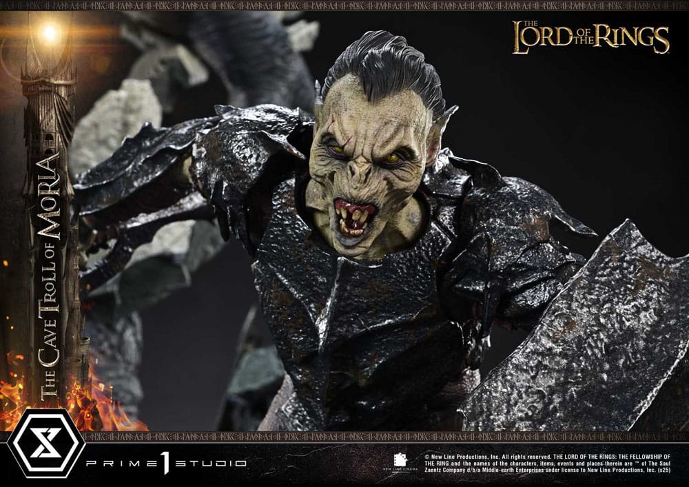 Cave Troll of Moria The Lord of the Rings Premium Masterline Series 1/6 Figurka 91 cm - Image 8