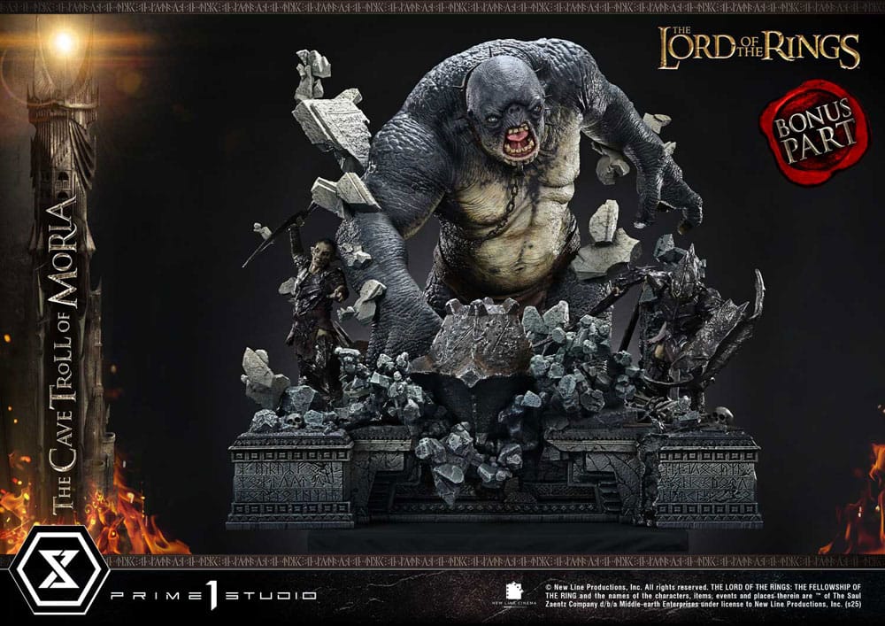 Cave Troll of Moria The Lord of the Rings Premium Masterline Series Bonus Version 1/6 Figurka 91 cm