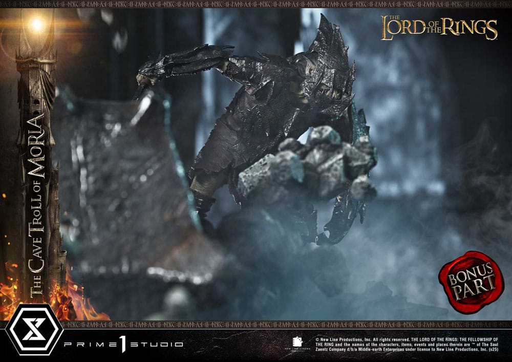 Cave Troll of Moria The Lord of the Rings Premium Masterline Series Bonus Version 1/6 Figurka 91 cm - Image 10