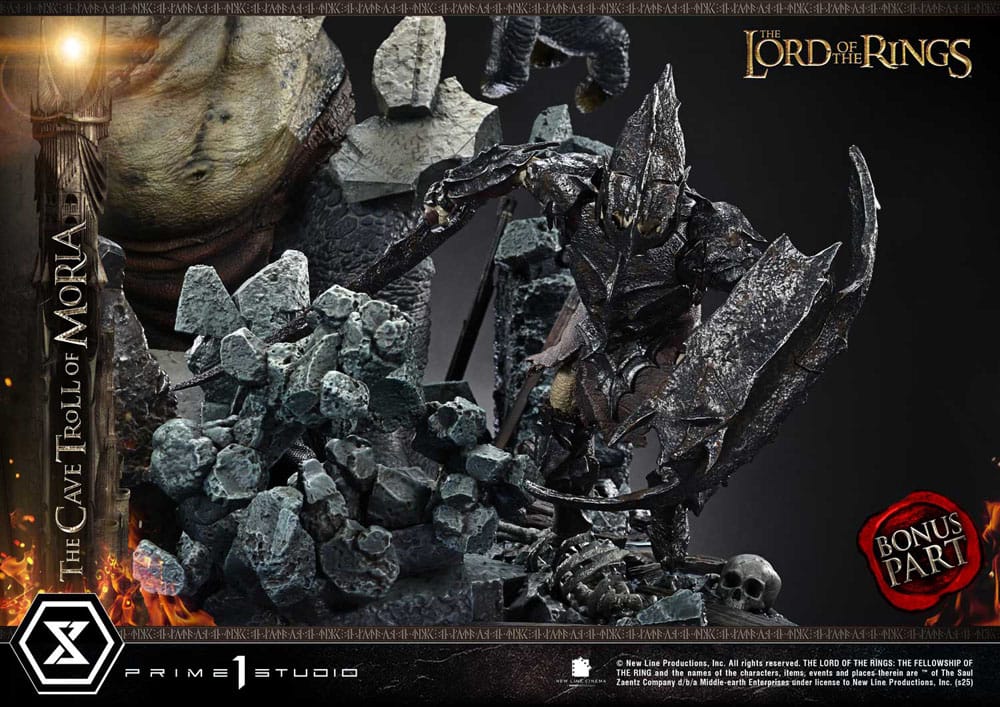 Cave Troll of Moria The Lord of the Rings Premium Masterline Series Bonus Version 1/6 Figurka 91 cm - Image 11
