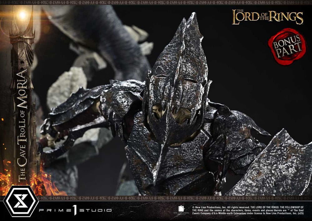 Cave Troll of Moria The Lord of the Rings Premium Masterline Series Bonus Version 1/6 Figurka 91 cm - Image 12