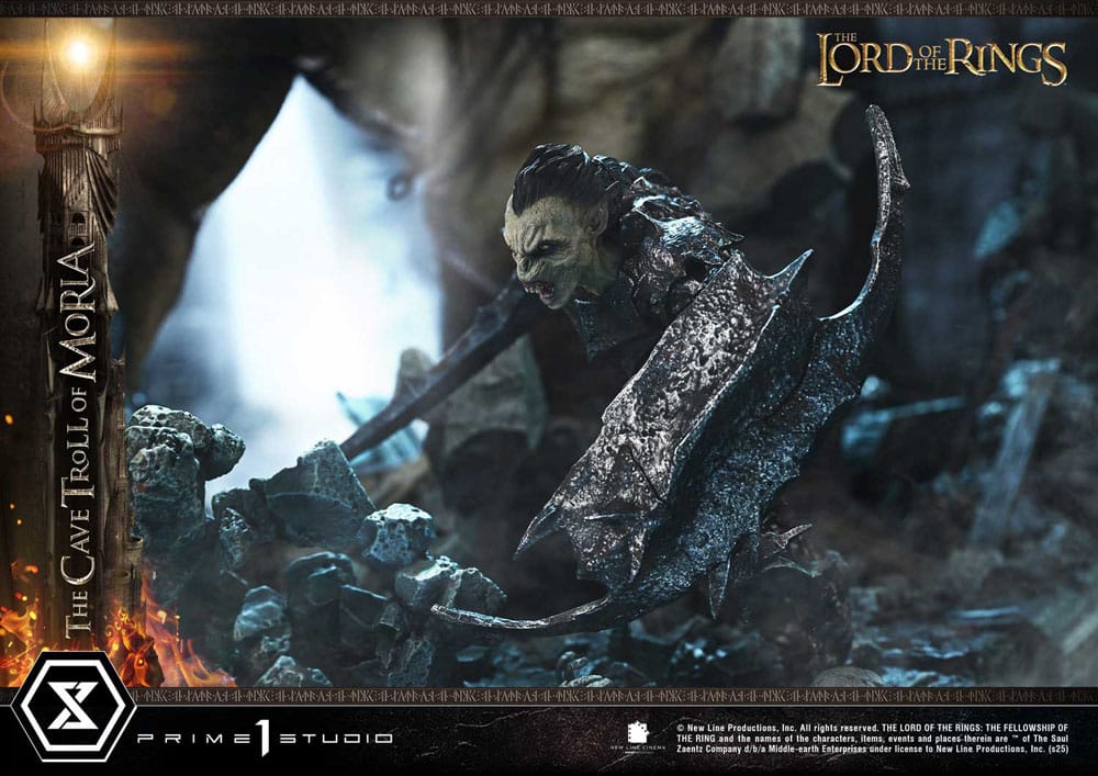 Cave Troll of Moria The Lord of the Rings Premium Masterline Series Bonus Version 1/6 Figurka 91 cm - Image 13