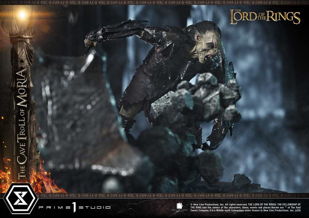 Cave Troll of Moria The Lord of the Rings Premium Masterline Series Bonus Version 1/6 Figurka 91 cm - Image 14
