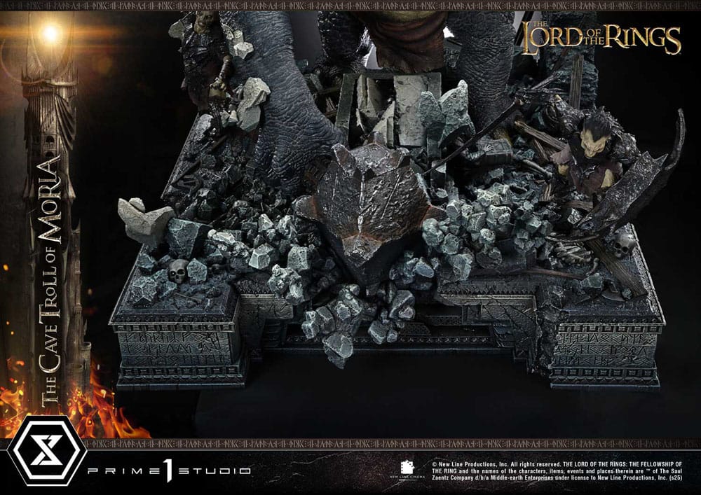 Cave Troll of Moria The Lord of the Rings Premium Masterline Series Bonus Version 1/6 Figurka 91 cm - Image 16