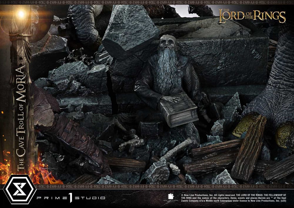 Cave Troll of Moria The Lord of the Rings Premium Masterline Series Bonus Version 1/6 Figurka 91 cm - Image 17
