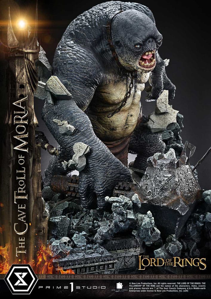 Cave Troll of Moria The Lord of the Rings Premium Masterline Series Bonus Version 1/6 Figurka 91 cm - Image 18