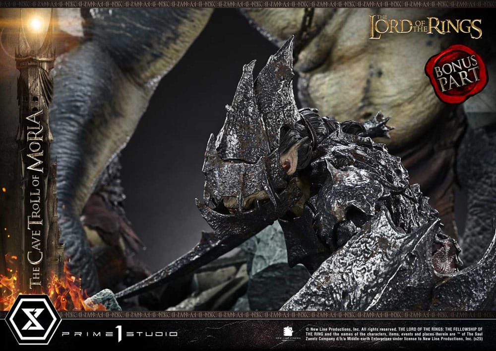 Cave Troll of Moria The Lord of the Rings Premium Masterline Series Bonus Version 1/6 Figurka 91 cm - Image 7