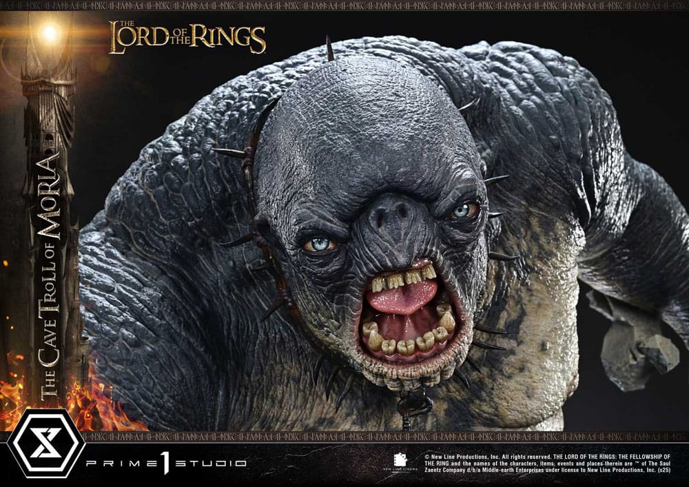 Cave Troll of Moria The Lord of the Rings Premium Masterline Series Bonus Version 1/6 Figurka 91 cm - Image 8