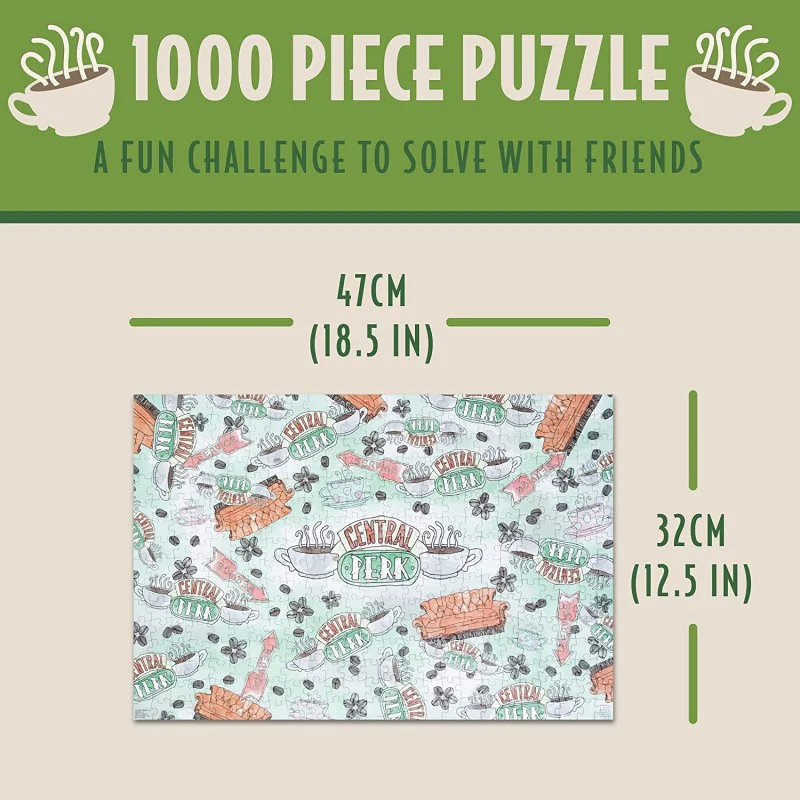 Central Perk Puzzle w Papierowym Kubku Friends - Image 3