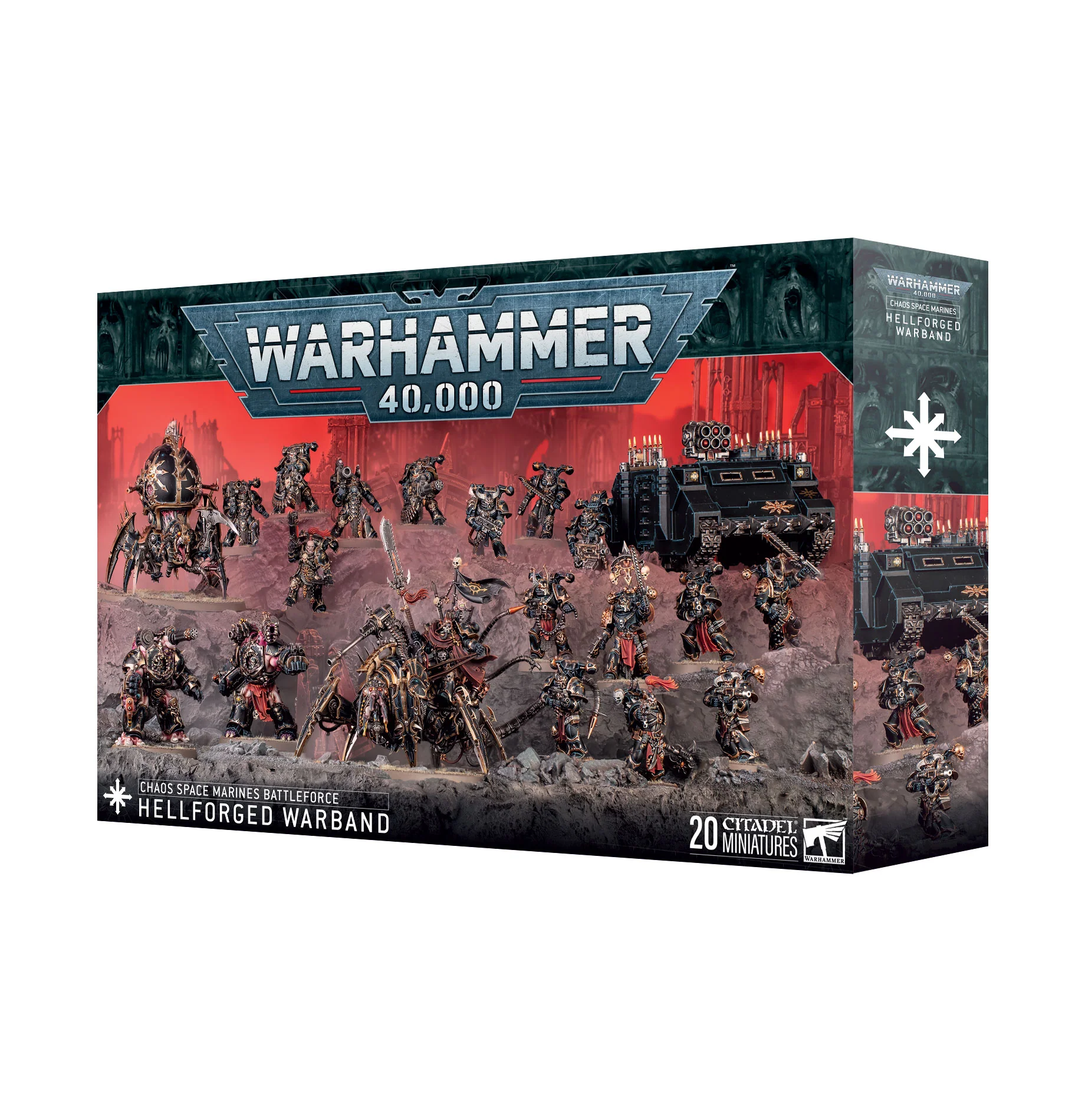 Chaos Space Marines Battleforce Hellforged Warband Starter Set