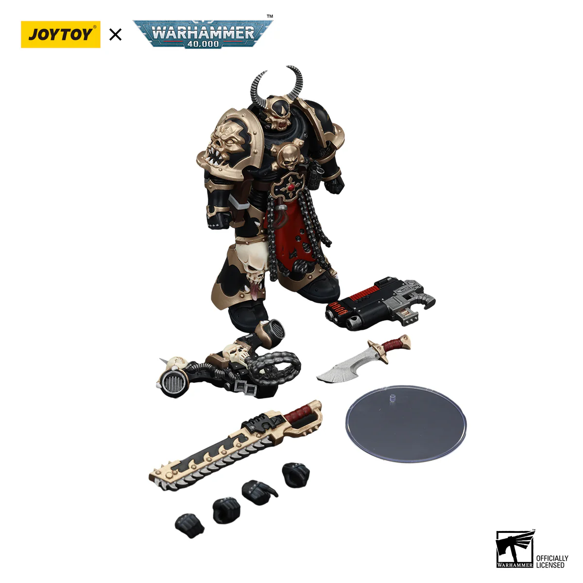 Chaos Space Marines Black Legion Chosen with Combi-melta and chainsword Warhammer 40k 1/18 Figurka 20 cm - Image 5