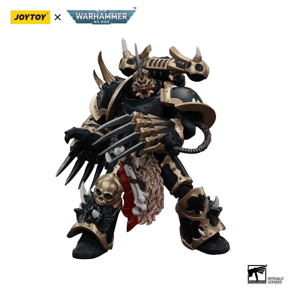 Chaos Space Marines Black Legion Chosen with Lightning Claws Warhammer 40k 1/18 Figurka 20 cm - Image 2
