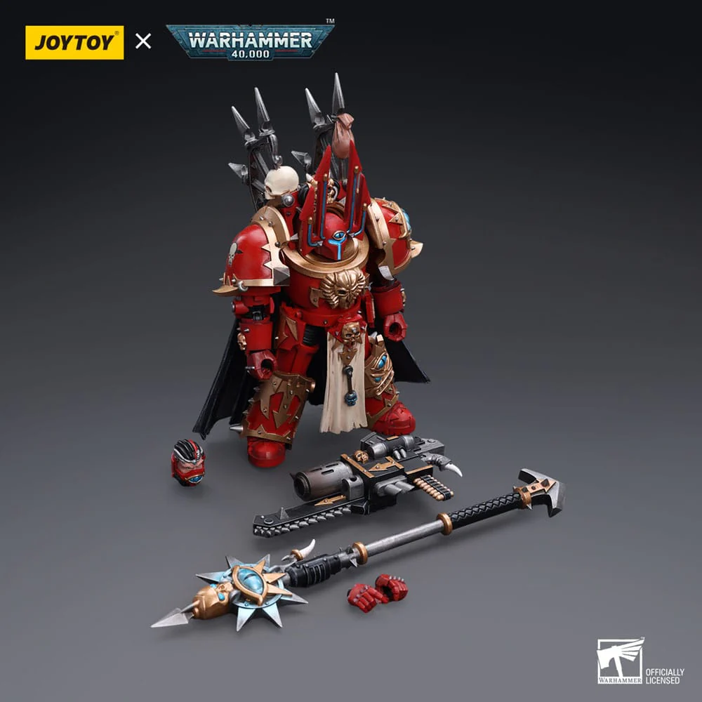 Chaos Space Marines Crimson Slaughter Sorcerer Lord in Terminator Armour Warhammer 40k 1/18 Figurka 12 cm - Image 10