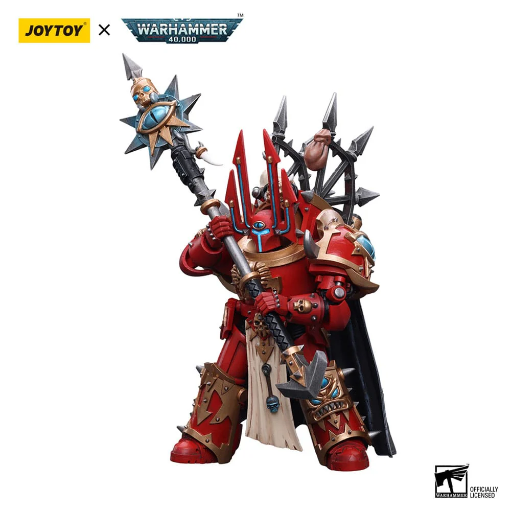Chaos Space Marines Crimson Slaughter Sorcerer Lord in Terminator Armour Warhammer 40k 1/18 Figurka 12 cm - Image 4