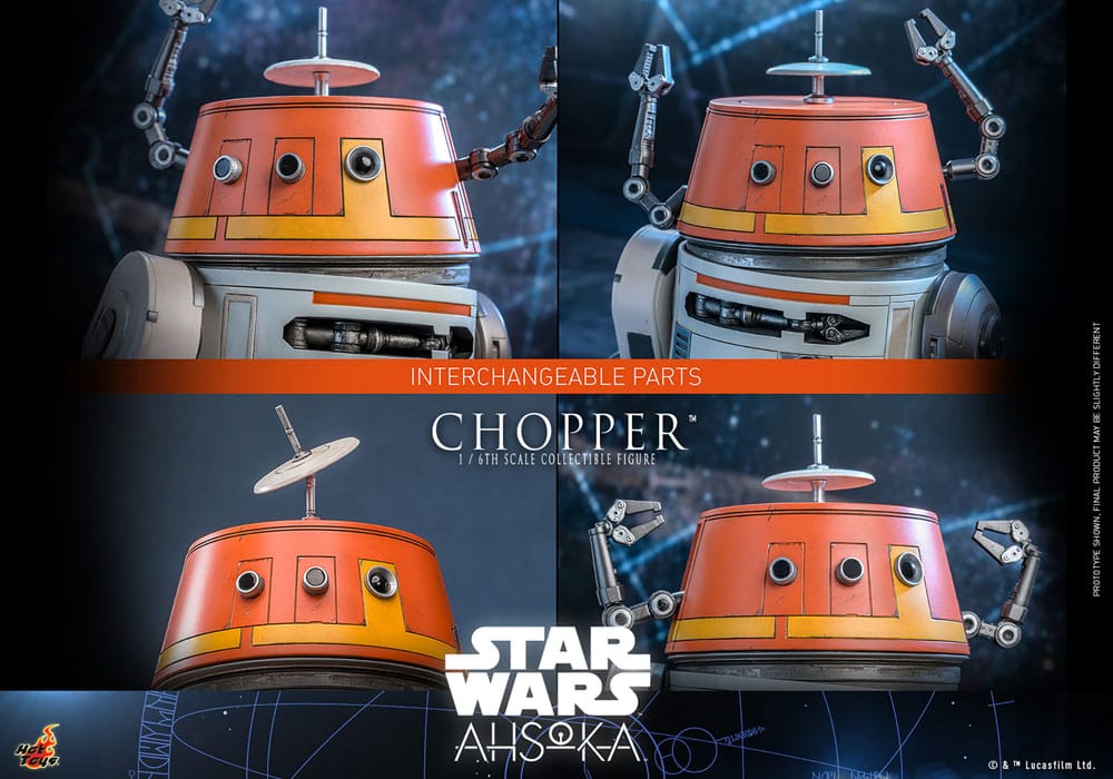 Chopper Star Wars: Ahsoka Action Figure 1/6 Figurka 18 cm - Image 10