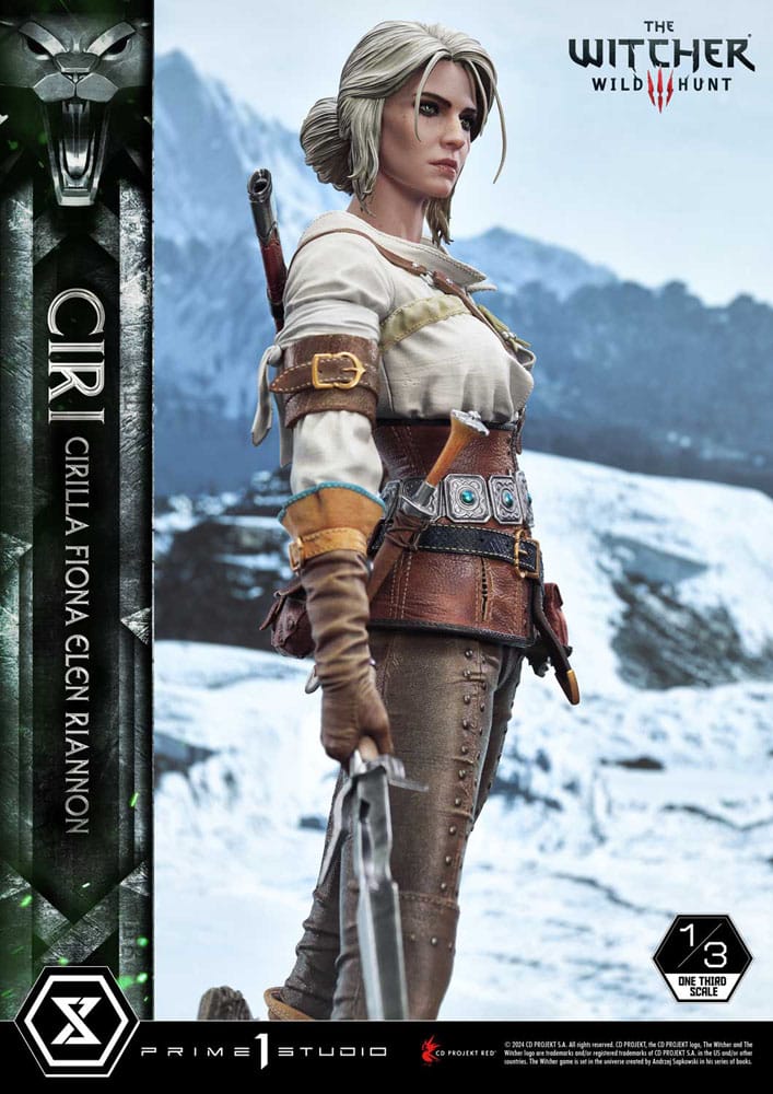 Ciri Fiona Elen Riannon The Witcher 3: Wild Hunt Museum Masterline 1/3 Figurka 81 cm - Image 21