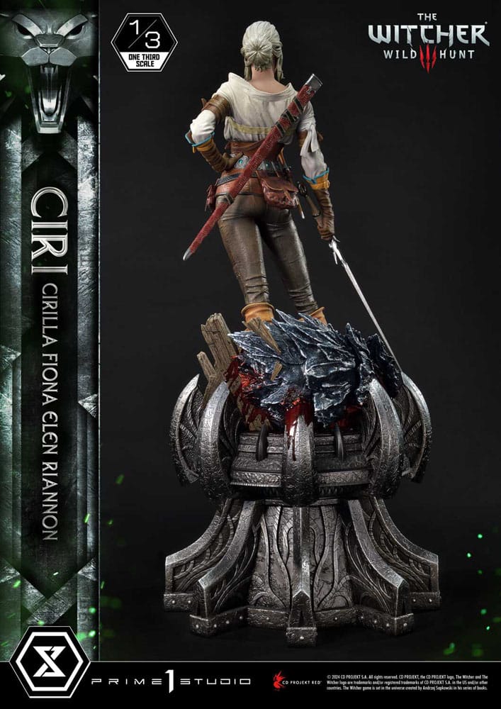 Ciri Fiona Elen Riannon The Witcher 3: Wild Hunt Museum Masterline Bonus Version 1/3 Figurka 81 cm - Image 18